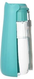 Inspire Essentials Portable Leak Proof Dog Water Bottle With Drinking Bowl blue