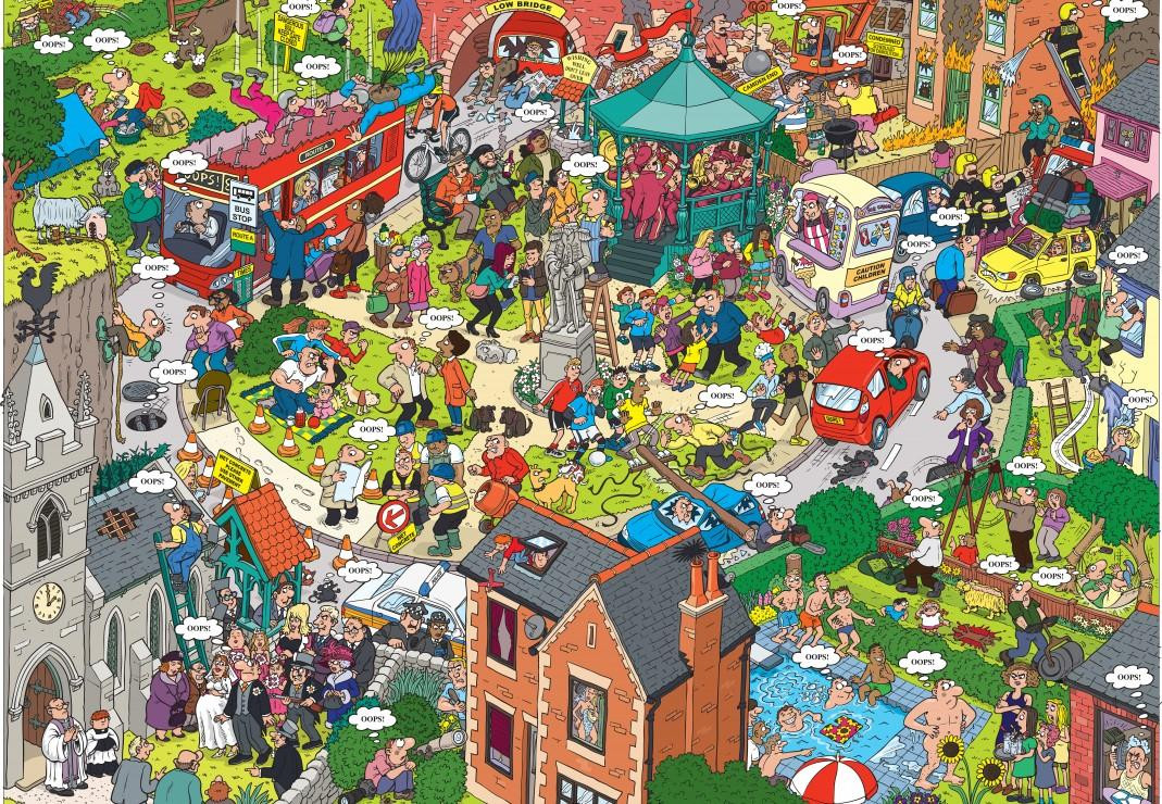 Alipson Puzzel Wat kan er misgaan? - 1000 stukjes