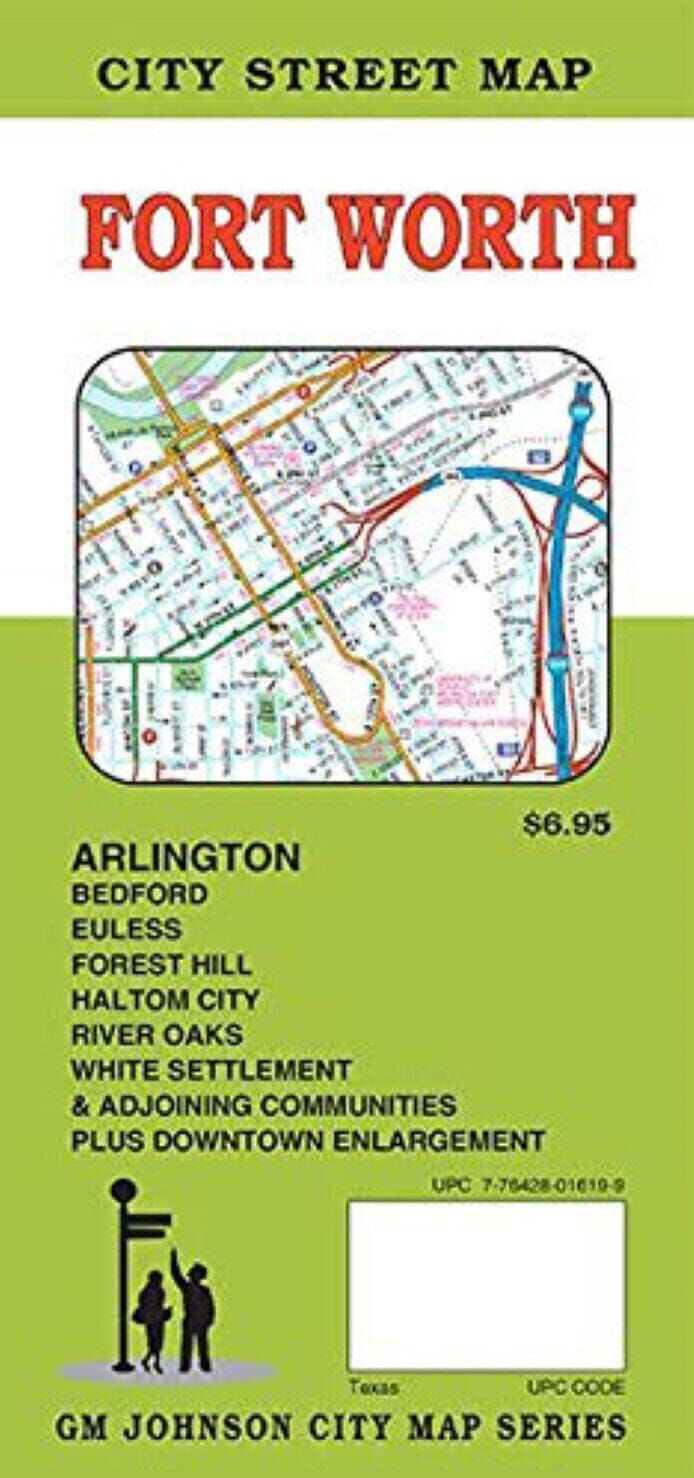 Plan des rues - Fort Worth (Texas)   GM Johnson