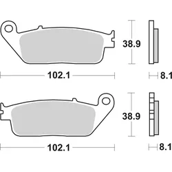 SBS Scooterbelag 183CT Carbon Tech