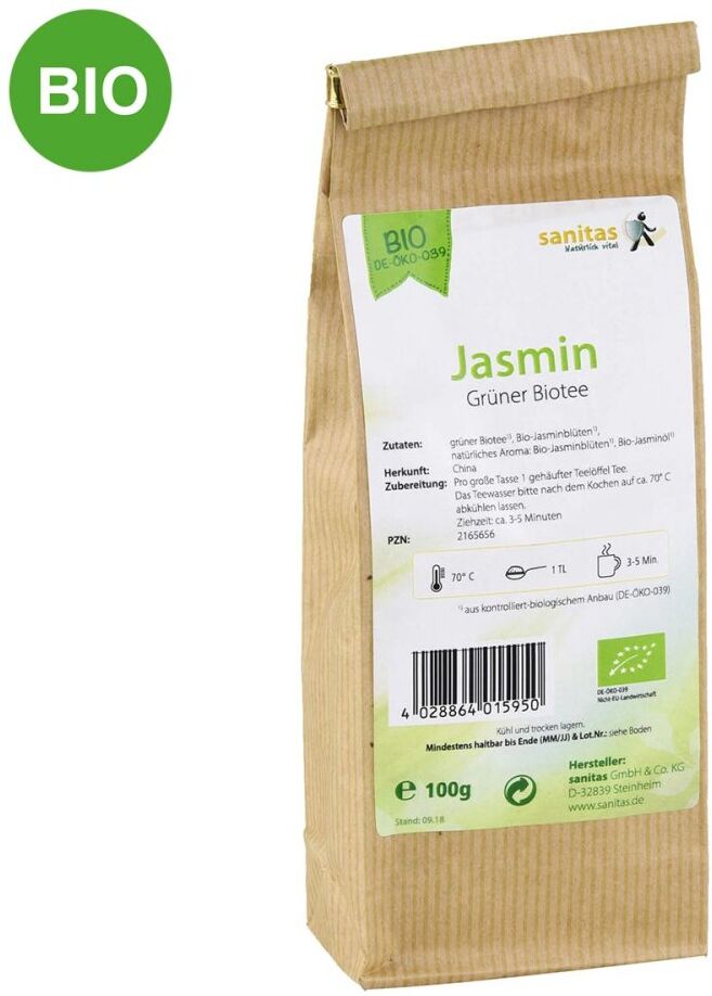 Grüner Tee Jasmin kbA 100g