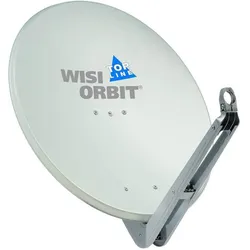 WISI OA 85 G Offset-Antenne (Parabolantenne, 37 dB), SAT Spiegel + SAT Antennen, Grau