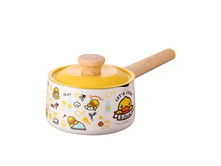 COOKER KING x B.DUCK Casserole à sauce Antiadhésive Anti-débordement Tous feux 16 cm
