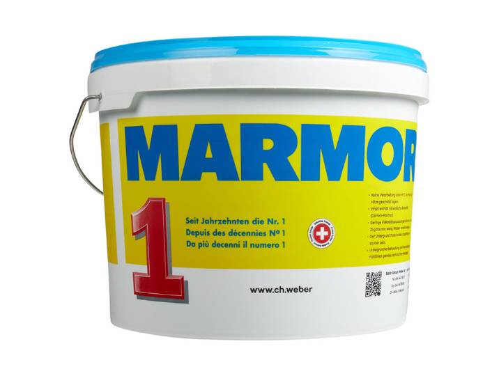 Marmoran Carrara Vollabrieb Innen 1 mm 15 kg