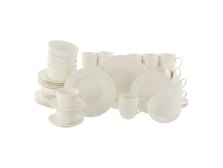 Tchibo - creaTable Service »Fleur Royal« - weiß