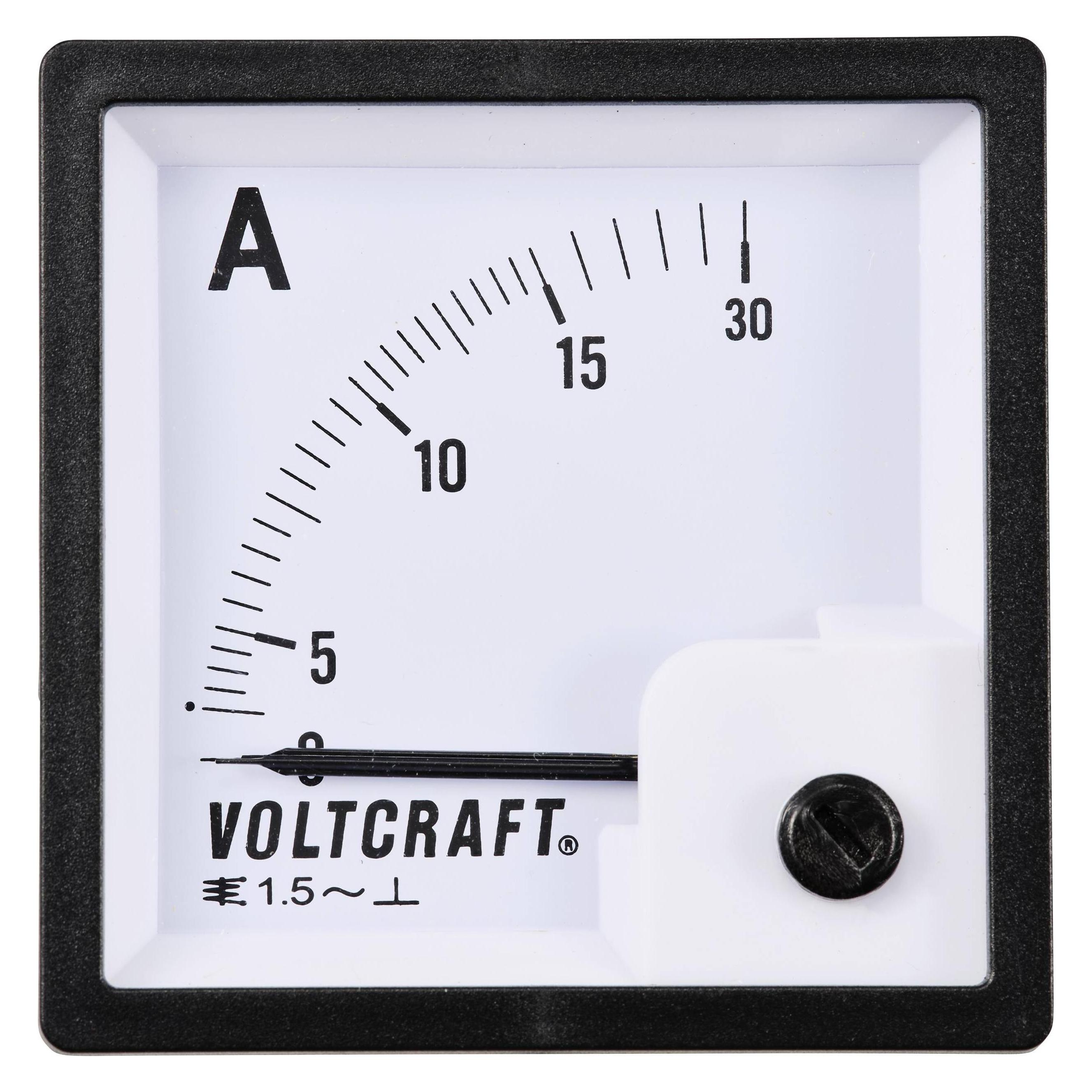 Voltcraft Analog-Einbaumessgerät (AM-72X72/15A)