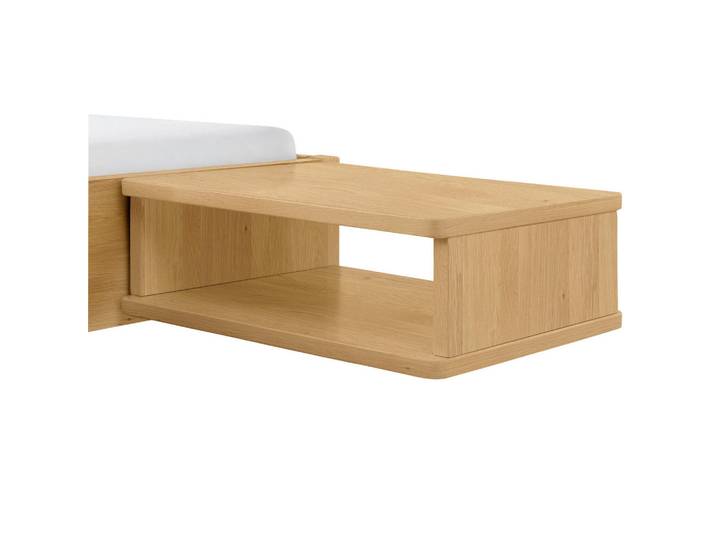 Hasena Nachtschrank, Eiche, Holz, Eiche, massiv, 48x16x38 cm, Typenauswahl, hängend, Holzmöbel, Holztische, Nachttische Holz