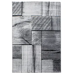 Flachwebeteppich Parma Schwarz ca. 280x370cm