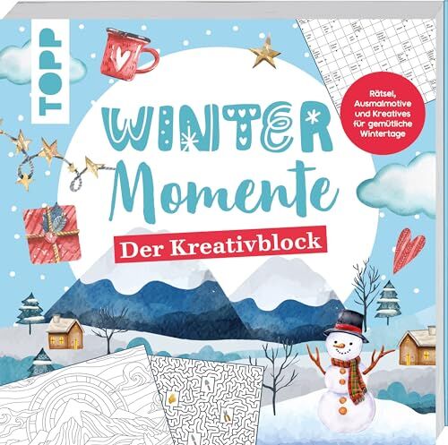 frechverlag - Winter-Momente. Der Kreativblock: Rätsel, Ausmalmotive und Kreatives für gemütliche Wintertage - Preis vom 04.10.2026 03:51:26 h