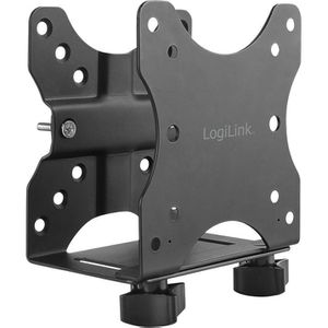 LogiLink PC-Halterung BP0066, schwarz, zur Schreibtisch- & Monitorbefestigung für Mini-PC