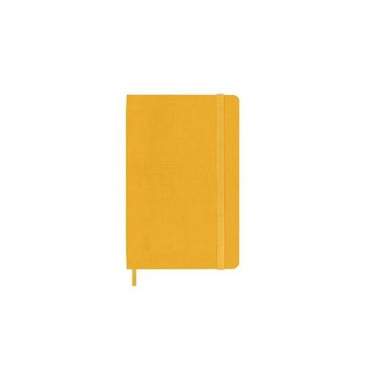 Moleskine Classic Notebook, Pocket, Ruled, Orange Yellow, Silk Hard Cover (3.5 x 5.5)
