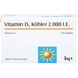 Vitamin D3 Köhler 2.000 IE 20 St