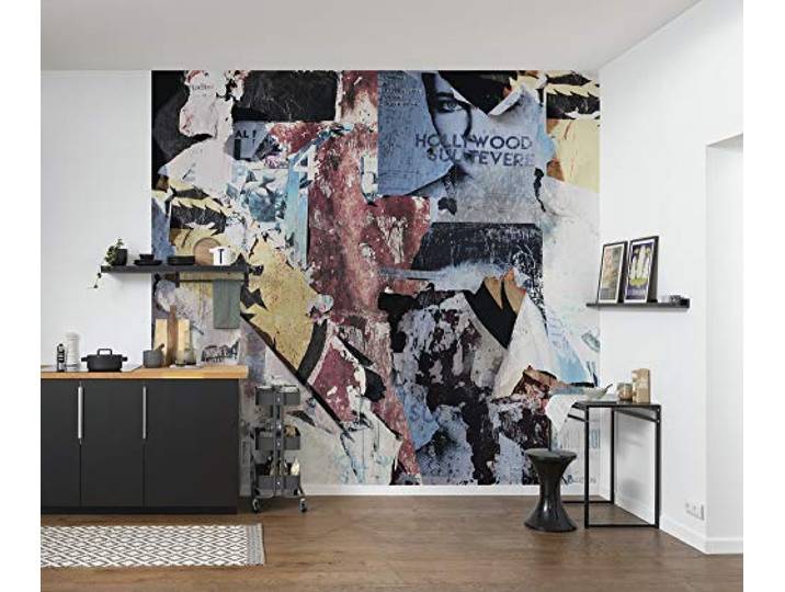 Komar Vlies Fototapete Artwork - Kunst, Wohnzimmer, Schlafzimmer, Dekoration, Tapete, Größe: 300 x 280 cm (Breite x Höhe) - 6 Bahnen - Bahnbreite 50 cm