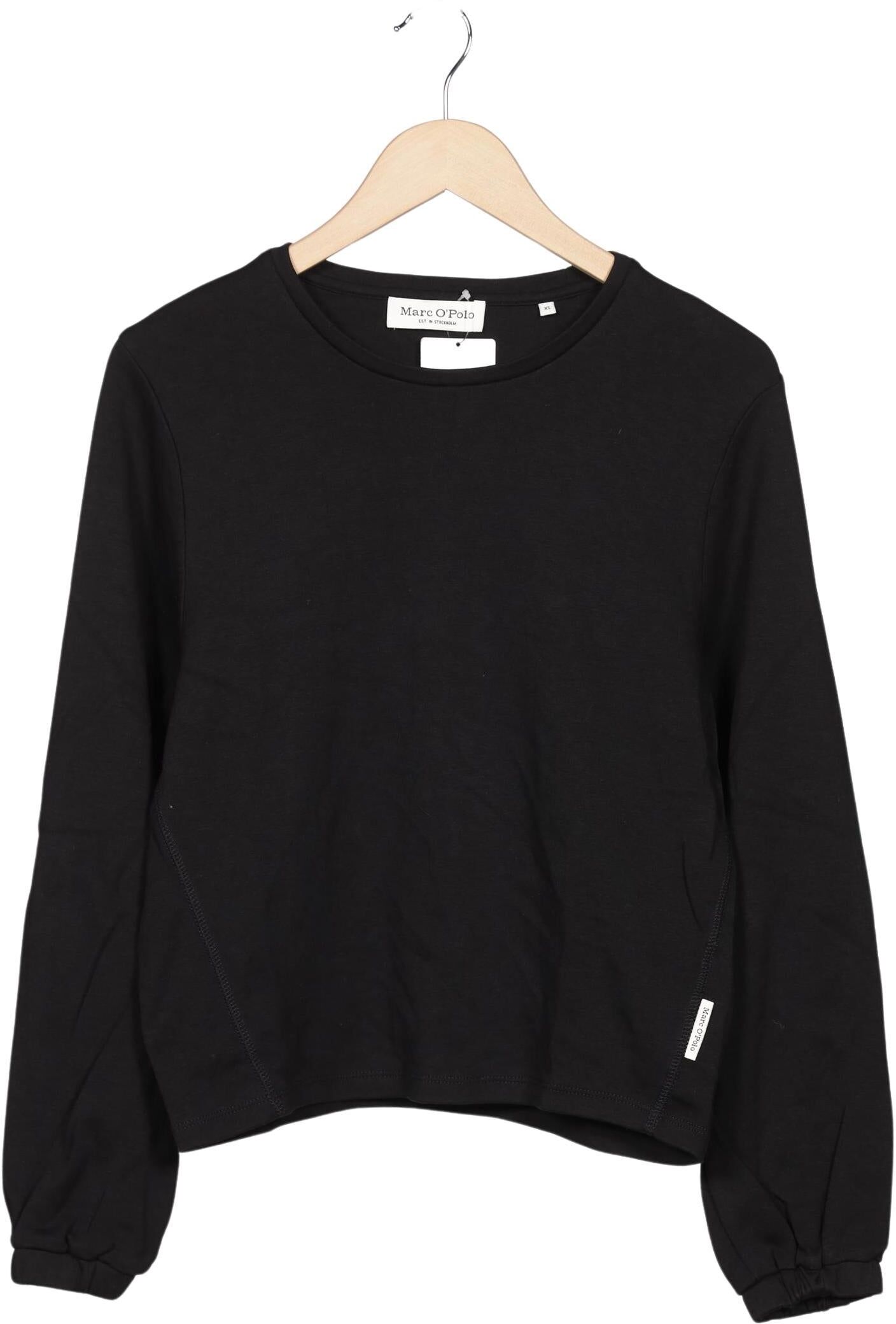 Marc O' Polo Sweater, Schwarz, Gr. XS, Baumwolle - Second Hand