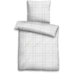 Bettwäsche SATIN sturmgrau (LB 200x135 cm) - LB 200x135 cm