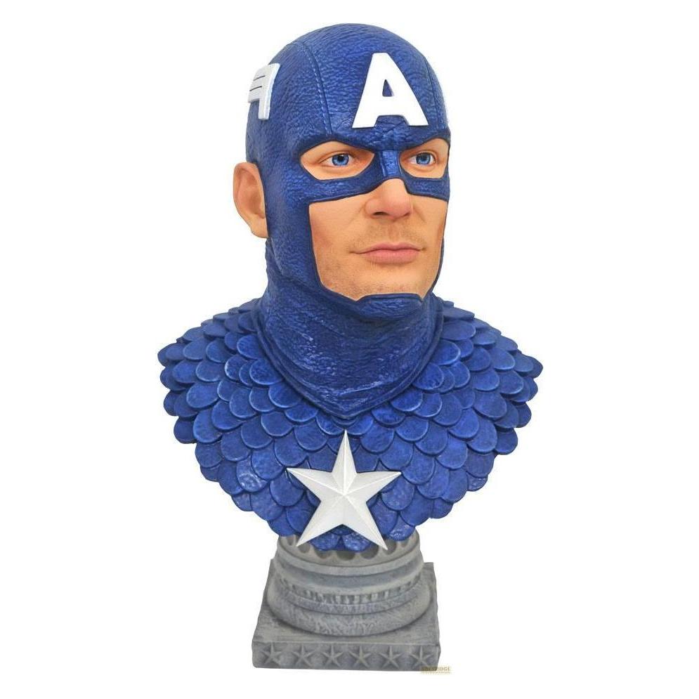 Diamond Select Toys Marvel Comics Legends in 3D Büste 1/2 Captain America 25 cm (34607701)