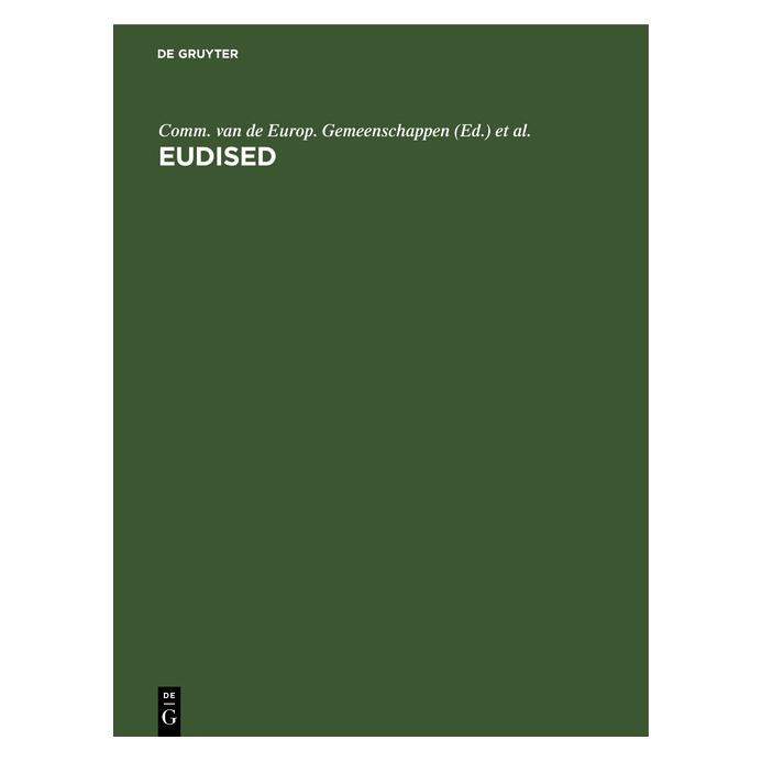 De Gruyter Eudised (Deutsch, Hardcover) (67760812)