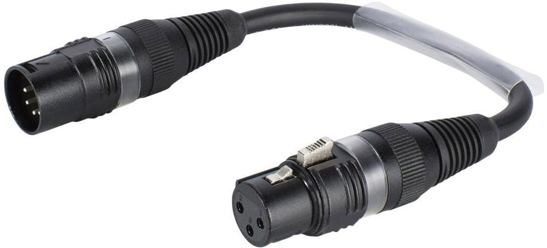 Sommer Cable Adapterkabel 3pol Xlr(F)/5pol Xlr(M)0,15m