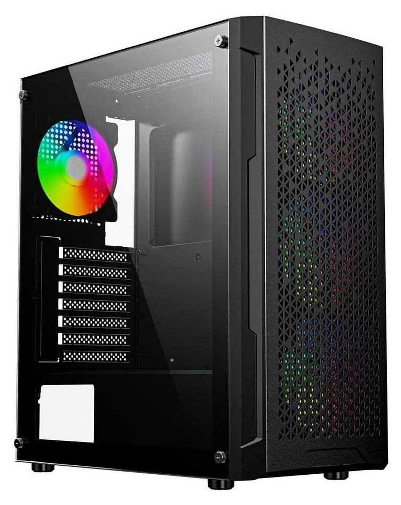 Gembird Fornax 400X Gaming ARGB Computer Case - Zwart