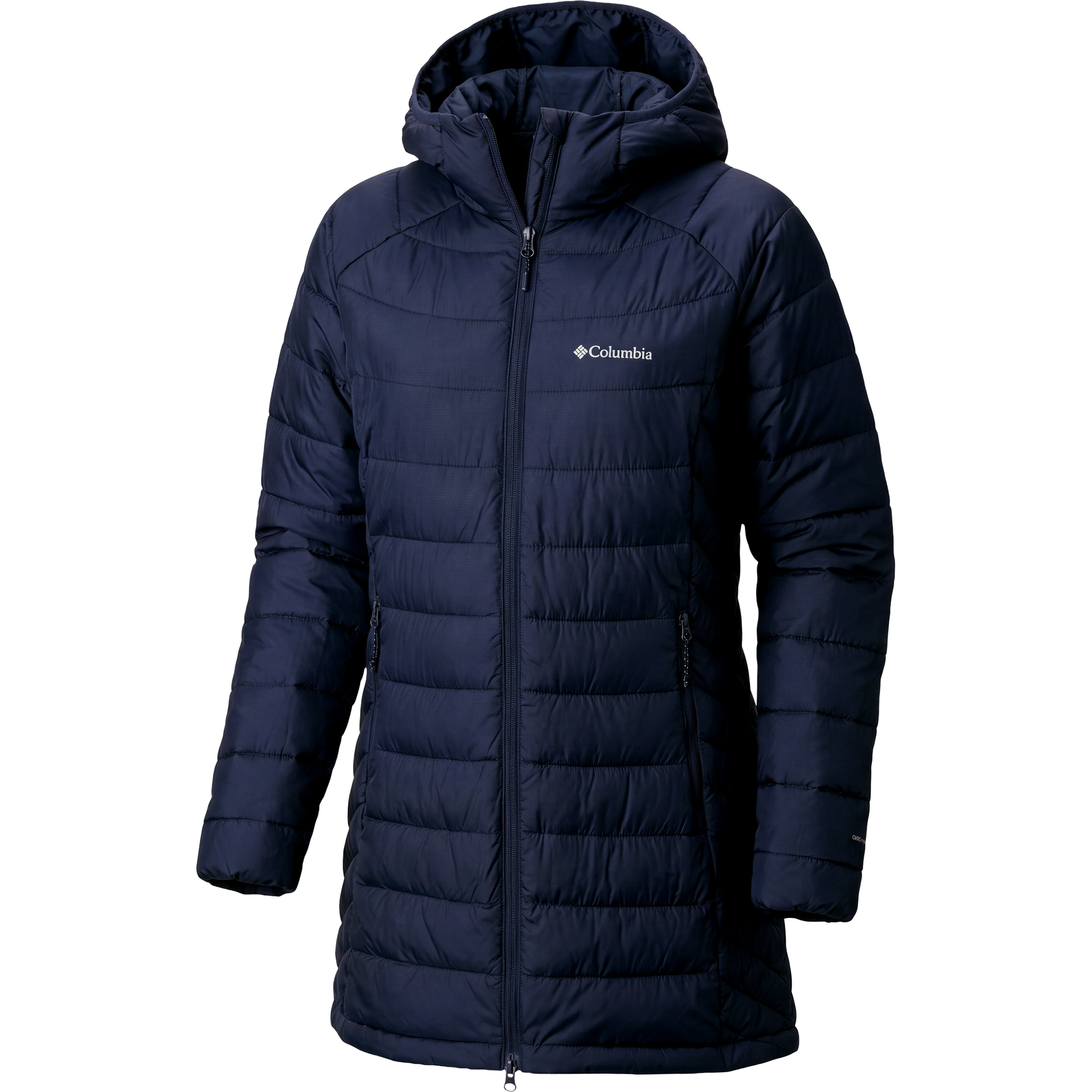 Columbia Powder Lite II Mantel Damen Winterjacke blau Größe XL Trekking Windabweisend