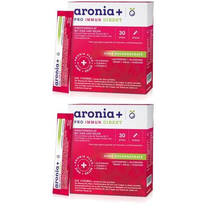 Aronia+ PRO Immun direkt Granulat Sticks 2x 2x30 St