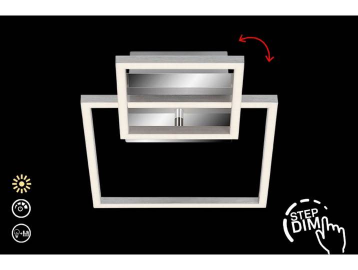 BRILONER LEUCHTEN LED Deckenleuchte FRAME , silber (weiß, neutral), Leuchten, LED Deckenleuchte