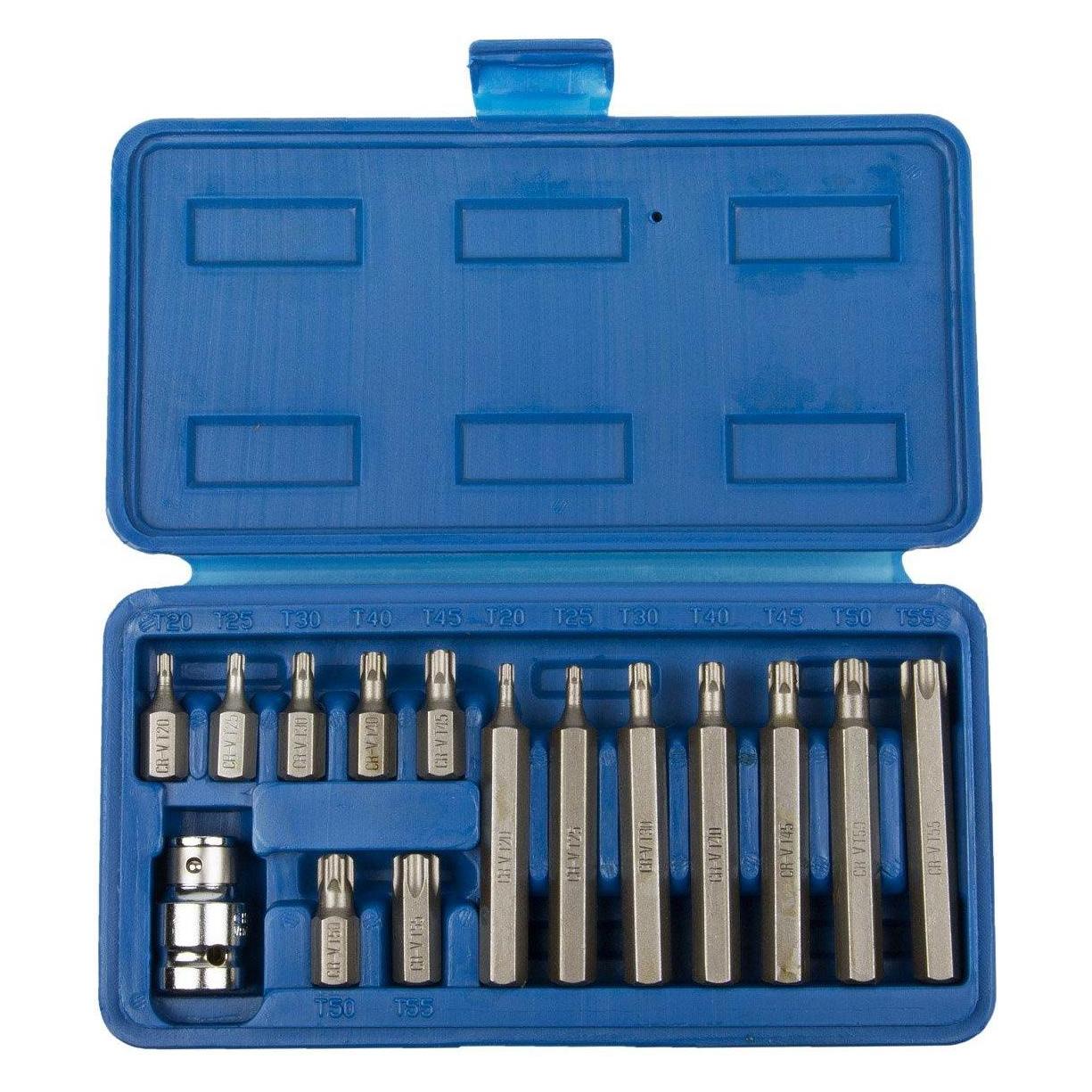Toya CrV TORX-Bit-Satz 15-teilig (66580)