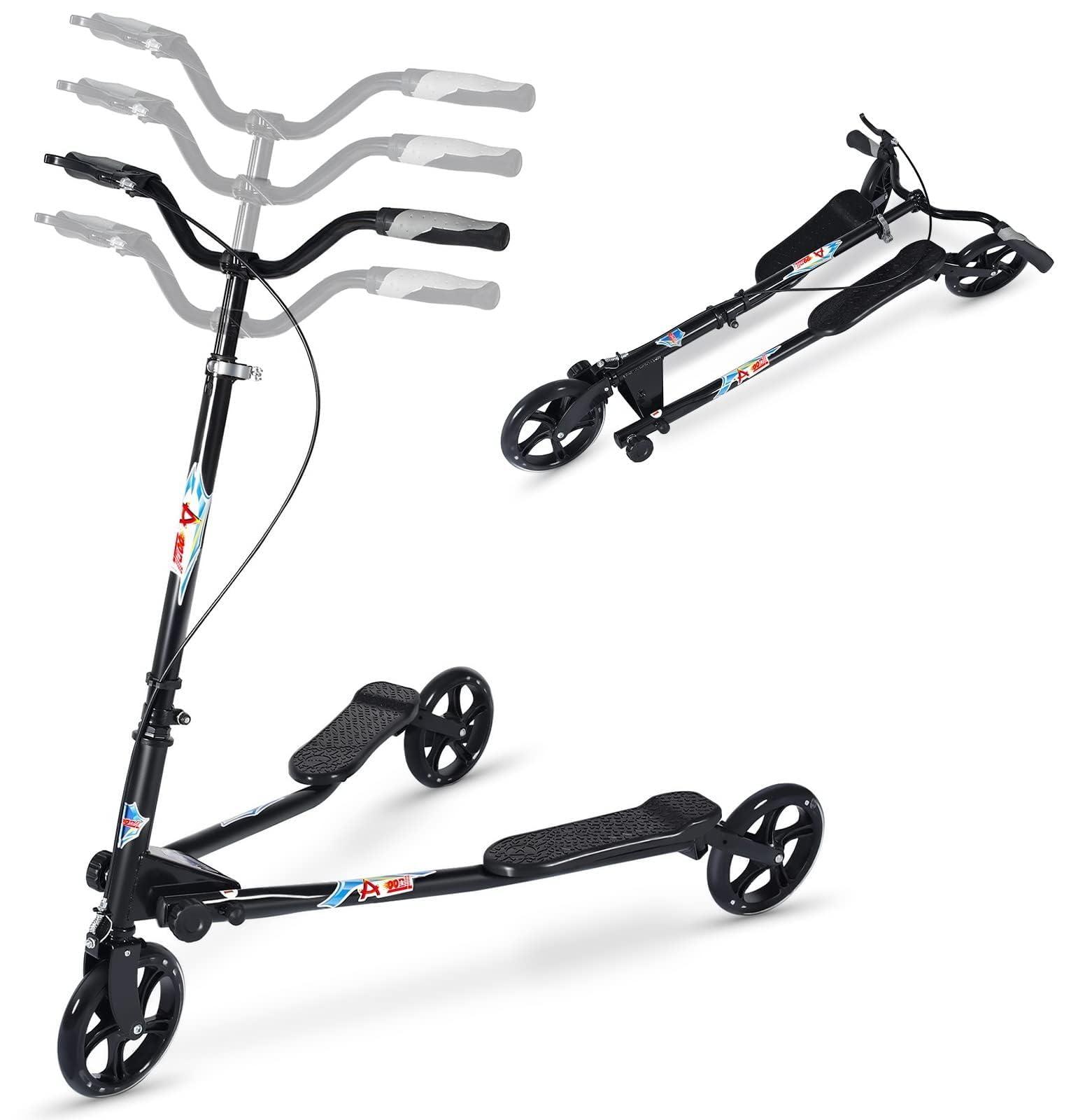 Swing-Scooter mit 3 Rädern, klappbar, höhenverstellbar, ab 8 Jahren