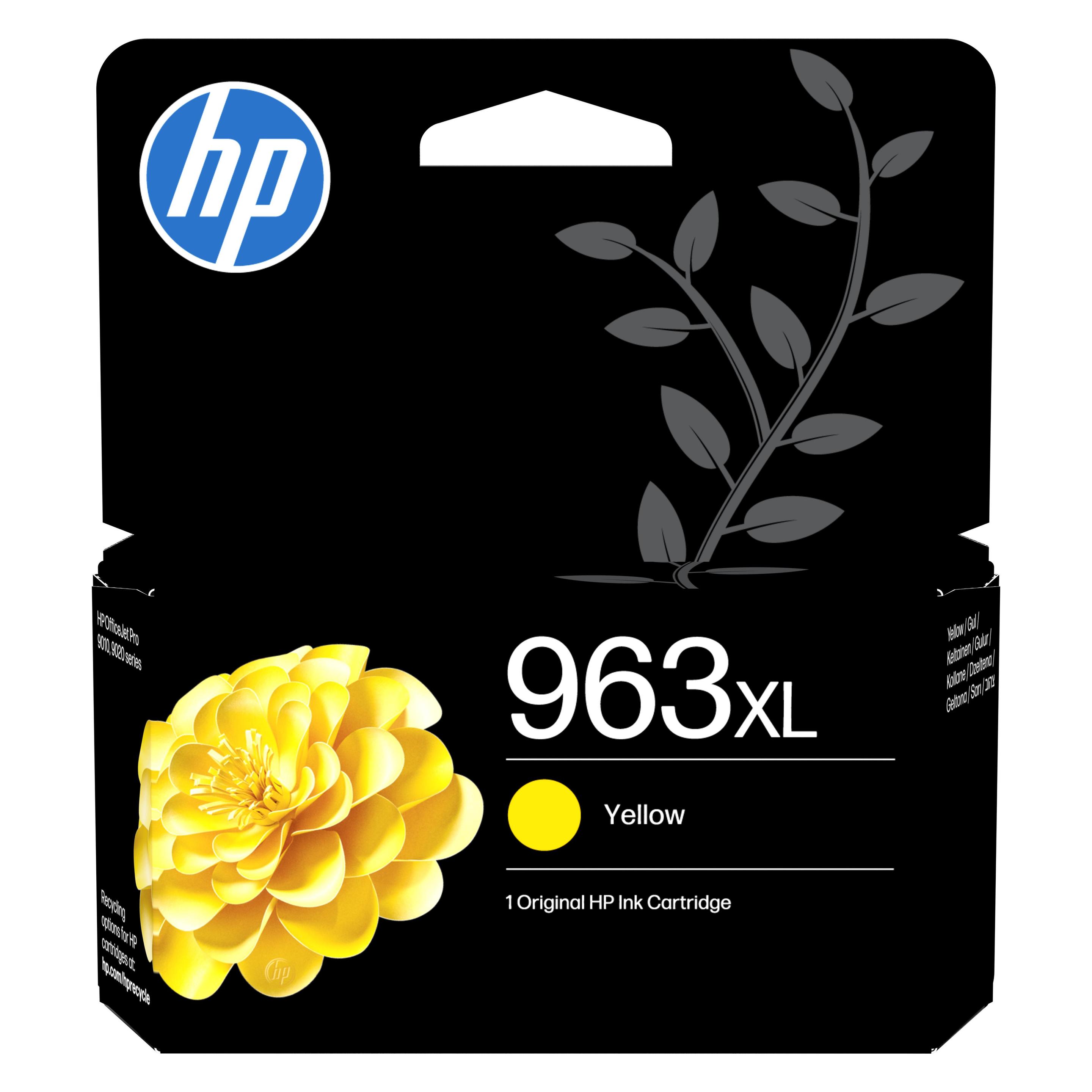 HP Hewlett-Packard 963XL High Yield Yellow Original Ink, 963XL (3JA29AE#30A)