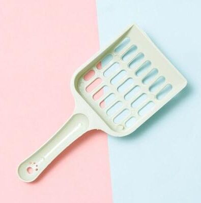 Inspired Finds Candy Color Cat Litter Scoop With Comfort Grip Handle flat Mint Green