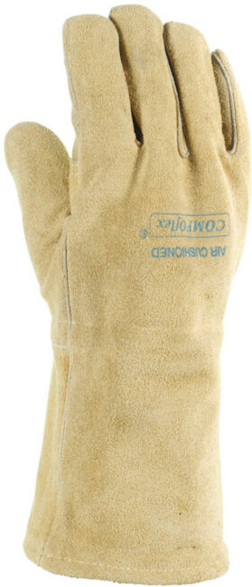 Gants de soudure Weldas Bucktan taille XXL (10,5) cuir jaune EN388,EN12477,EN1149-2 5PA (10-2000/XXL)