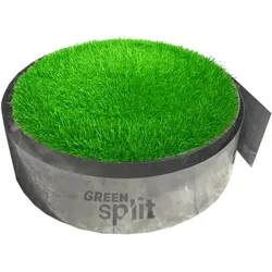Green Split, Rasenkante, Rasenkantenband Metall Alu/Zink 20 cm (1000 cm)