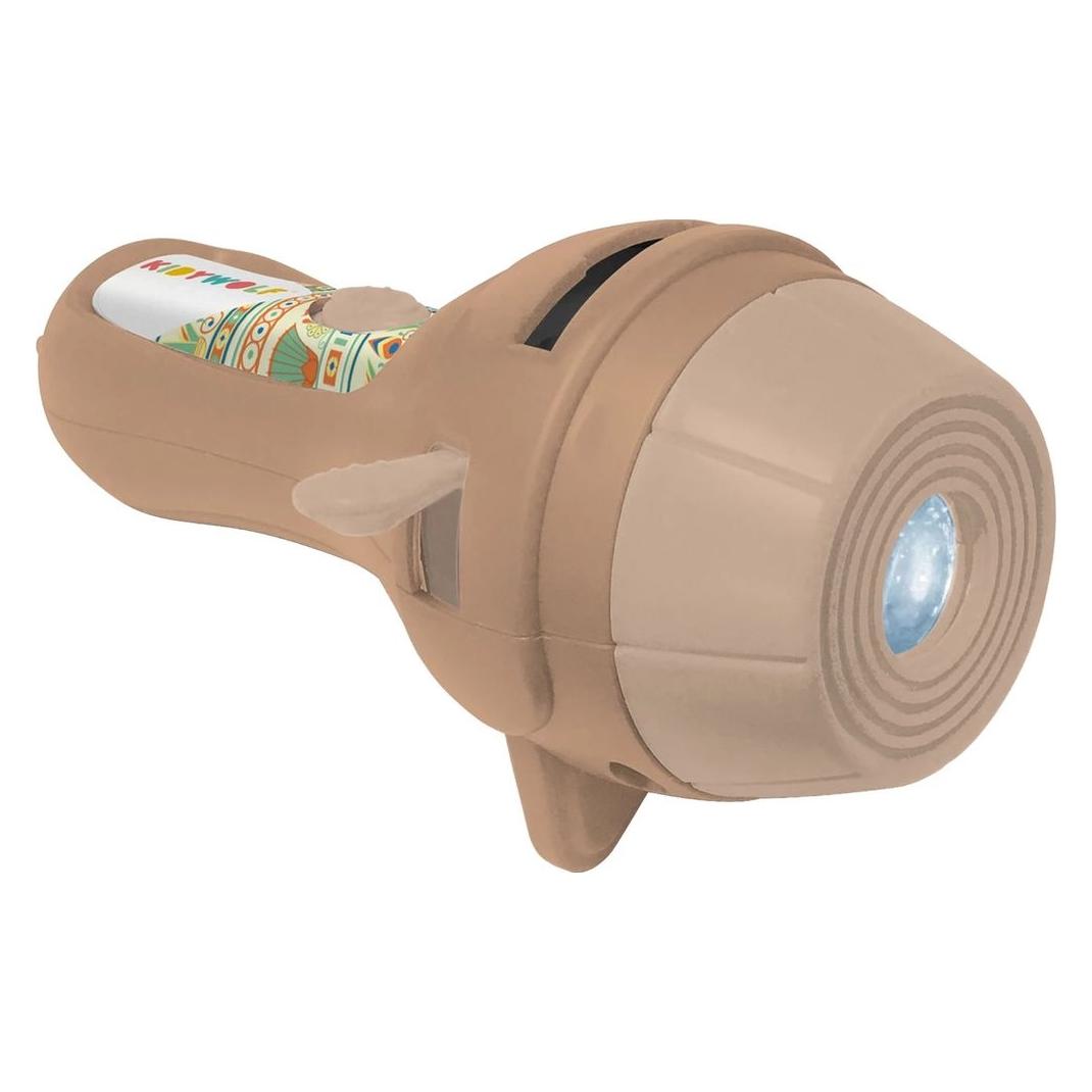 Kidywolf Projektor Taschenlampe braun inkl. 3 Bildscheiben (19 cm) (418027)