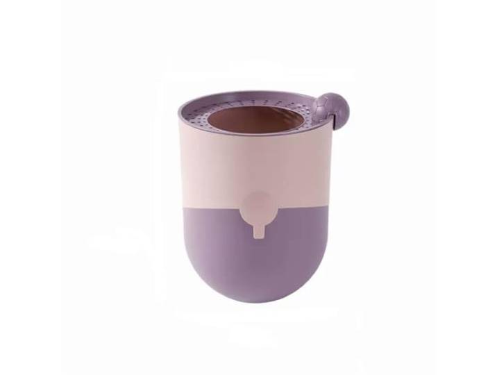 Haushaltsmülleimer Desktop-Mülleimer for Das Büro, Speziell(Purple,Groß)