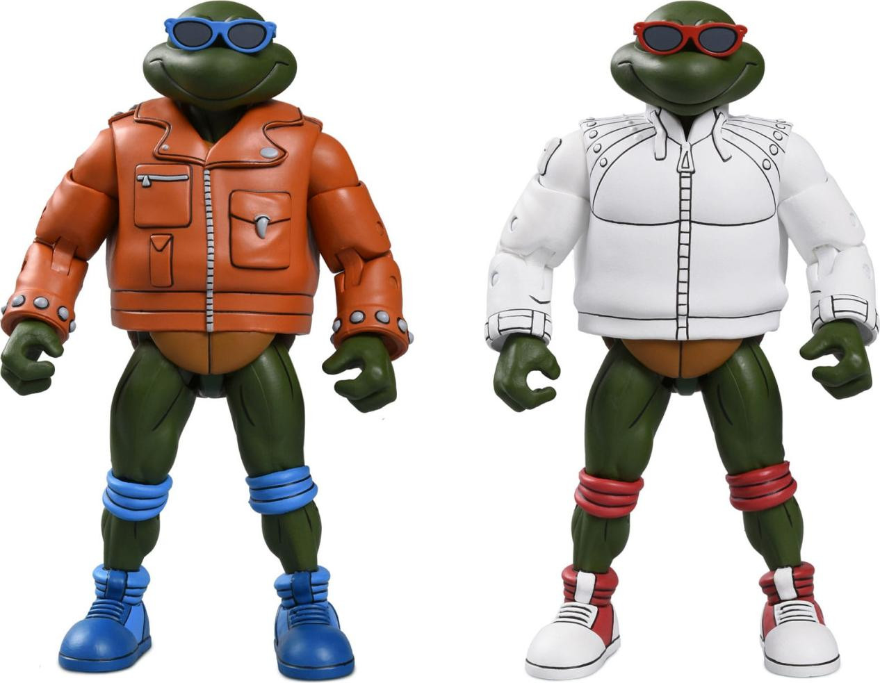 NECA Teenage Mutant Ninja Turtles Actiefiguren Punk Leo en Punk Raph 2-pack 18 cm