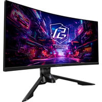 PG34QRT3A, Gaming-Monitor 86.4 cm (34 Zoll), schwarz, WQHD, VA, Curved, WiFi-Antenne, PG-Mini-OLED, 180Hz Panel