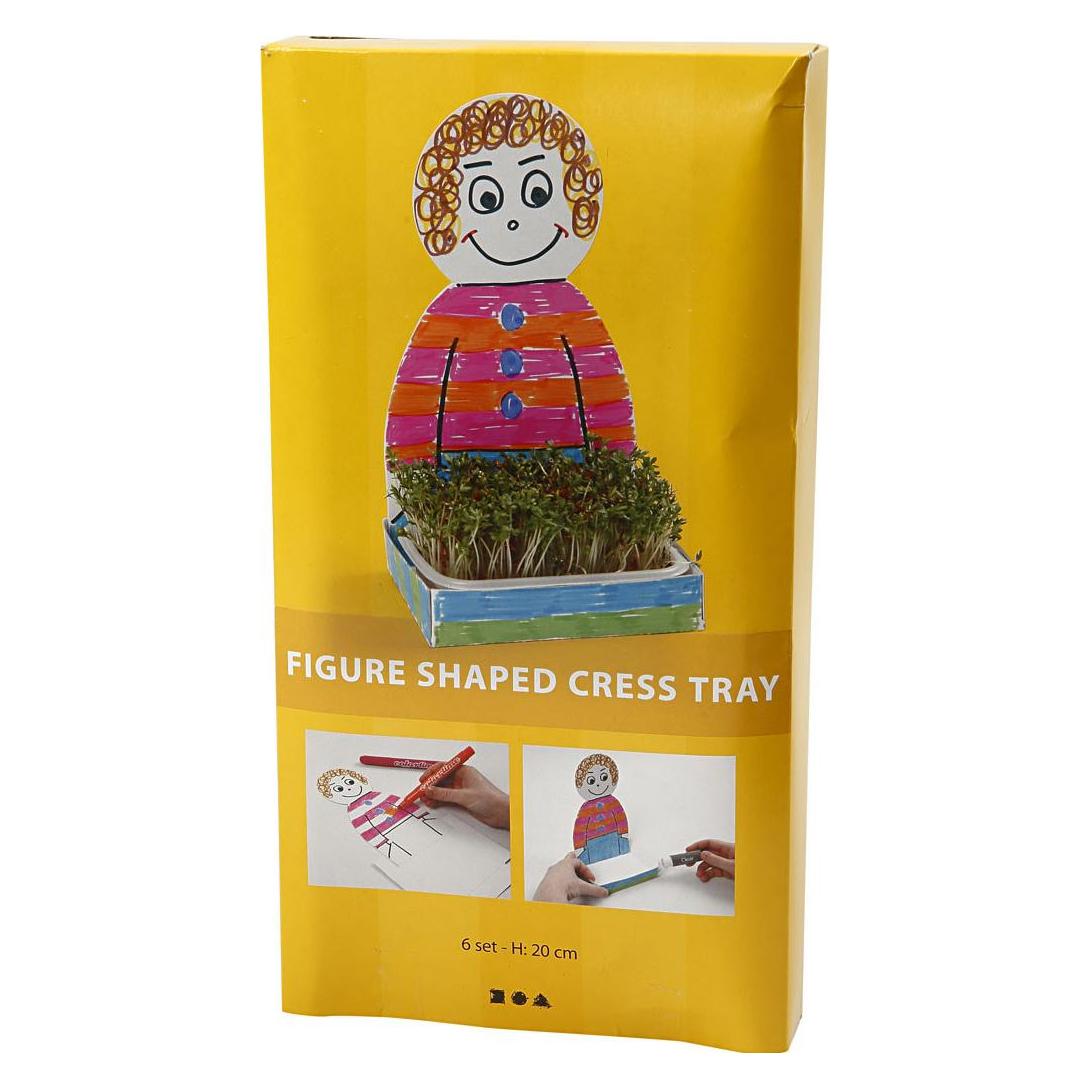 Creativ Company Papp-Figuren Kresse 6 Stück (233441)