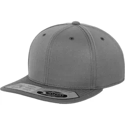 FLEXFIT Unisex 6-Panel Fitted Snapback Kappe Flache Cap 110 grey one size