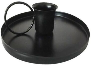 Inspired Deals Vintage Metal Tea Light Candle Holder Decorative Iron Teacup Stand For Rustic Home Decor Black