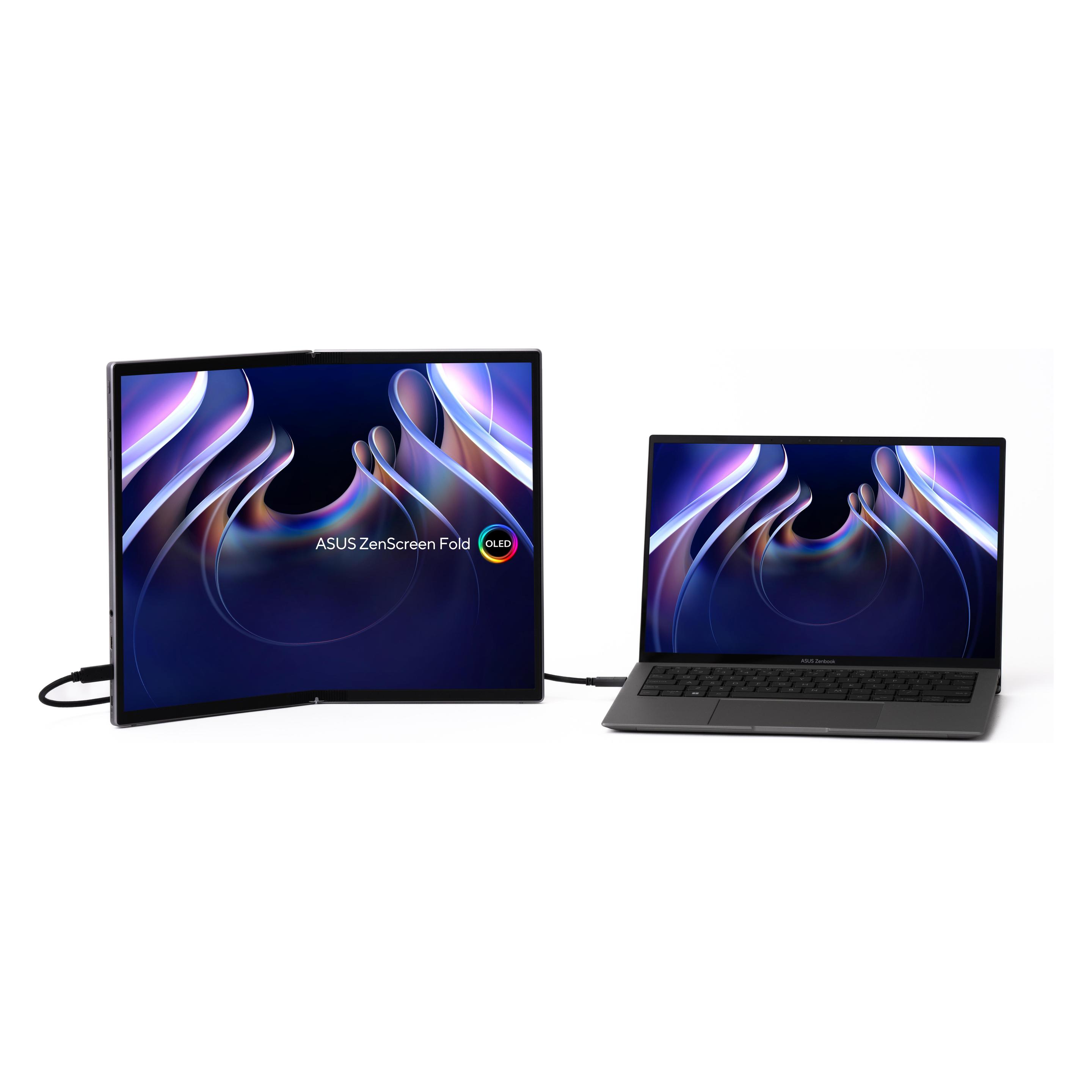 ASUS ZenScreen Fold OLED MQ17QH (2560 x 1920 Pixel, 17.30") (90LM09EV-B01170)