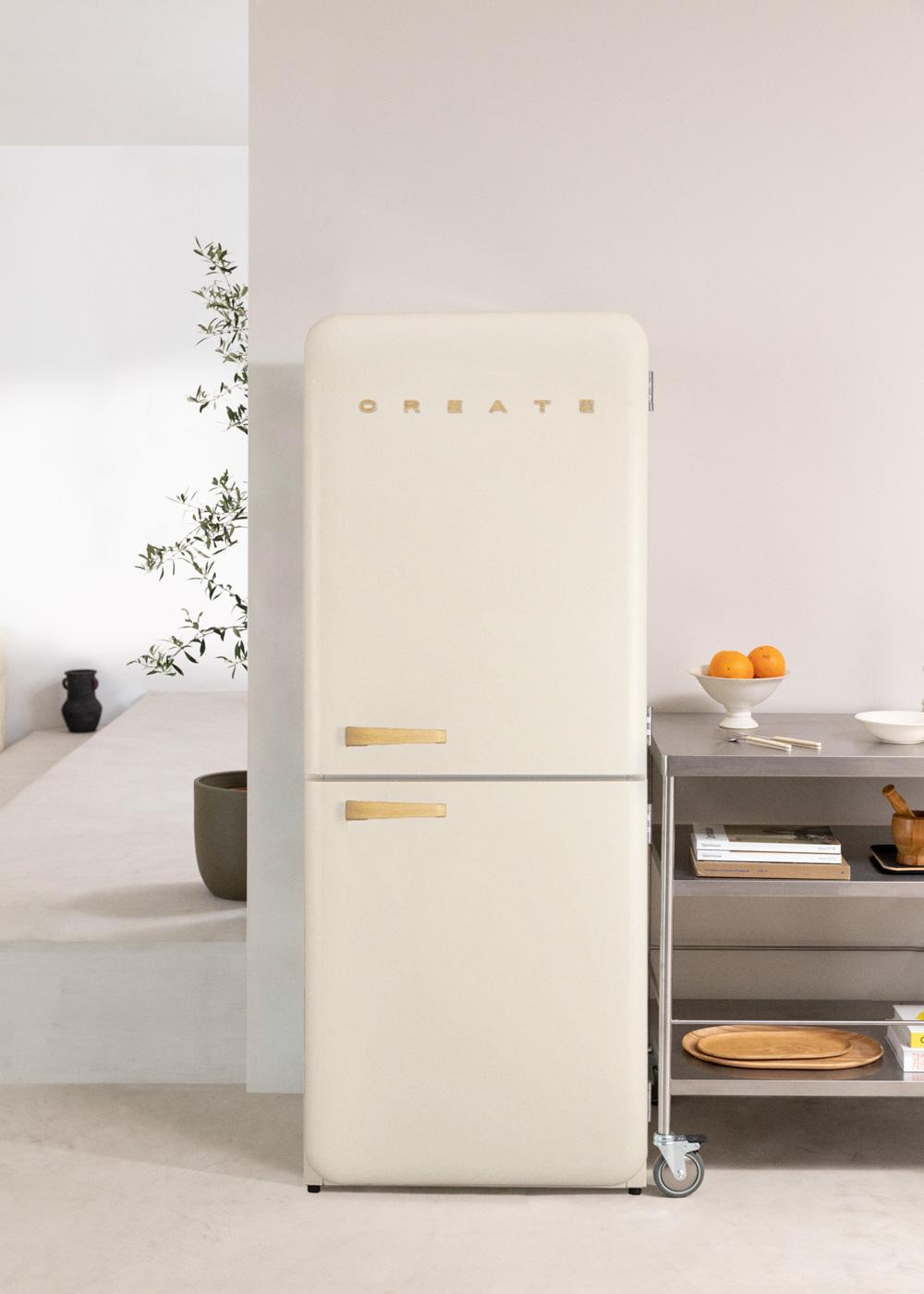 CREATE - FRIDGE RETRO COMBI 401L - Retro-Stil Kombikühlschrank