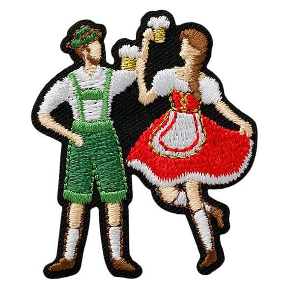 Mono Quick Paar in Trachten (1 Stk., 4.60 x 3.90 cm) (08461)