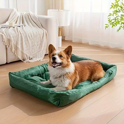 PetsAreLife Premium Dog Bed For Large Dogs, Orthopedic Pet Supplies, Soft Cushion Beds For Puppies, Cats, Medium To Big Bedding orange m