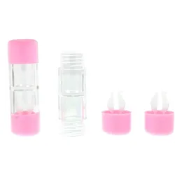 Kontaktlinsenbehälter Hart rosa