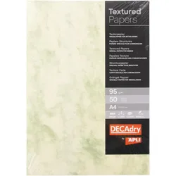 Apli, Heft + Block, Strukturpapier Marmorbraun 165 g 50 Stück (A4)