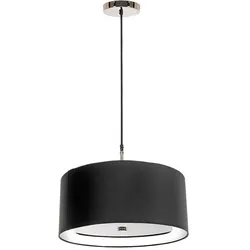 Hängeleuchte Pendellampe Deckenleuchte Schwarz D 46 cm 3 Flammig Esszimmerlampe