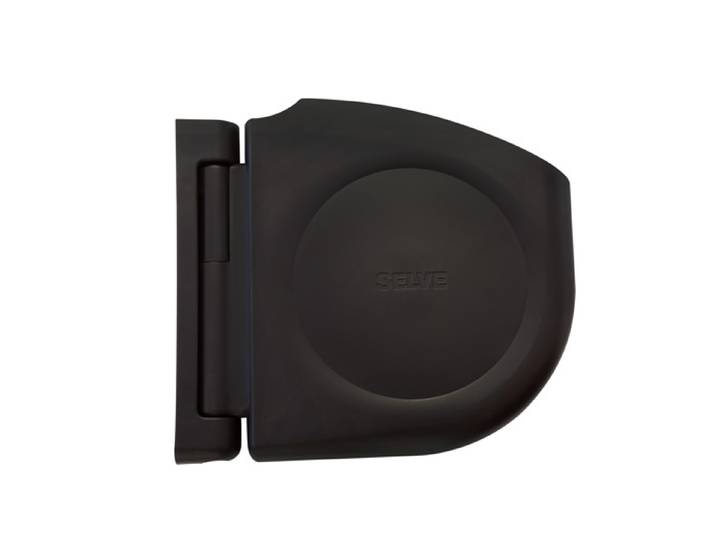 Selve Design Gurtwickler Aufputz m. Scharniersystem, braun / ohne