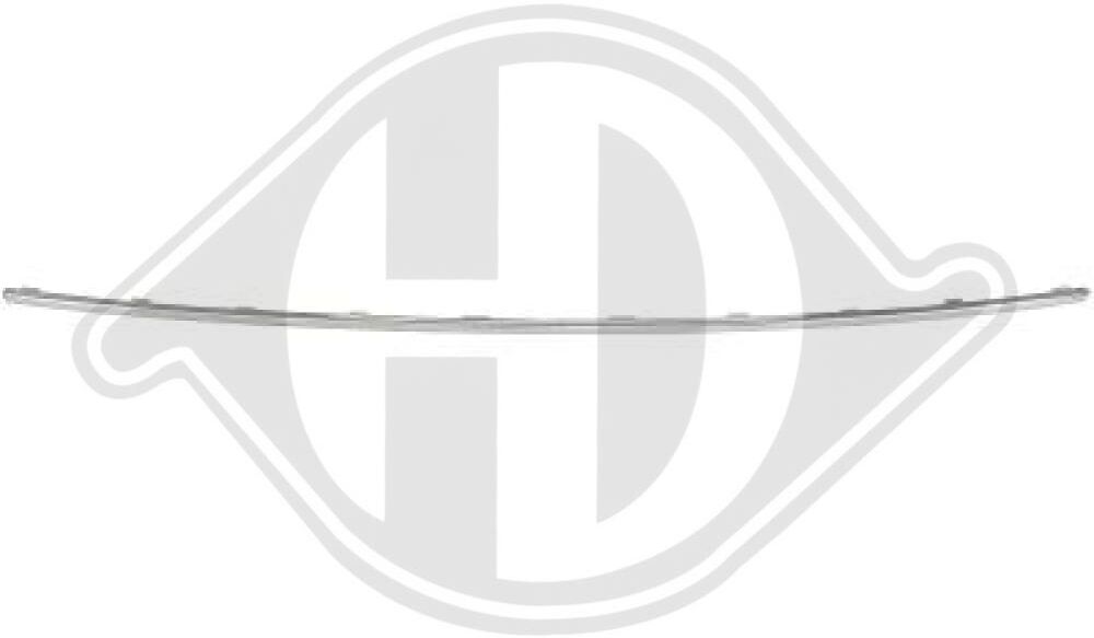 Diederichs Zier-/schutzleiste, Kühlergitter 7832144 Mitte Für Skoda