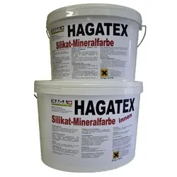 HAGA Hagatex-Silikatfarbe innen, naturweiß - 5 kg Eimer