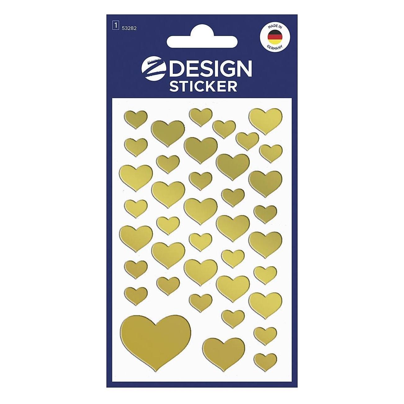 Z-Design Herzen (96 Sticker) (53282) Mindestbestellmenge: 10 Stück